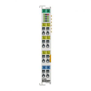 Module Beckhoff EL3446 | EtherCAT Terminal, 6-channel analog input, current, 1 A, 24 bit, distributed power measurement