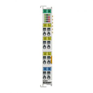 Module Beckhoff EL3423 | EtherCAT Terminal, 3-channel analog input, power measurement, 480 V AC/DC, 1 A, 24 bit