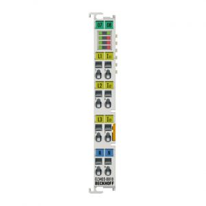 Module Beckhoff EL3403-0010 | EtherCAT Terminal, 3-channel analog input, power measurement, 500 V AC, 5 A, 16 bit