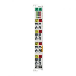 Module Beckhoff EL3314-0030 | EtherCAT Terminal, 4-channel analog input, temperature, thermocouple, 24 bit, high-precisi