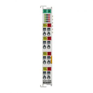 Module Beckhoff EL3314-0020 | EtherCAT Terminal, 4-channel analog input, temperature, thermocouple, 24 bit, high-precisi