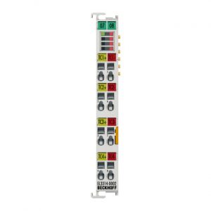 Module Beckhoff EL3314-0002 | EtherCAT Terminal, 4-channel analog input, temperature, thermocouple, 24 bit, electrically