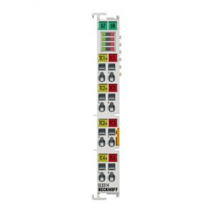 Module Beckhoff EL3314 | EtherCAT Terminal, 4-channel analog input, temperature, thermocouple, 16 bit