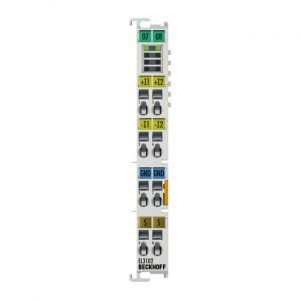 Module Beckhoff EL3102 | EtherCAT Terminal, 2-channel analog input, voltage, ±10 V, 16 bit, differential