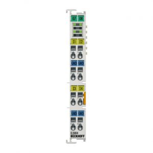 Module Beckhoff EL3004 | EtherCAT Terminal, 4-channel analog input, voltage, ±10 V, 12 bit, single-ended