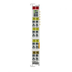 Module Beckhoff EL2602-0010 | EtherCAT Terminal, 2-channel relay output, 230 V AC, 30 V DC, 5 A, contact-protecting swit