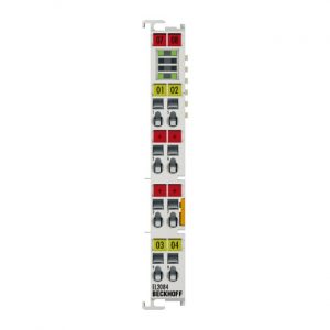 Module Beckhoff EL2084 | EtherCAT Terminal, 4-channel digital output, 24 V DC, 0.5 A, ground switching