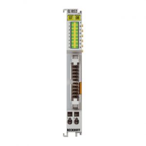 Module Beckhoff EL1852 | EtherCAT Terminal, 8-channel digital input + 8-channel digital output, 24 V DC, 3 ms, 0.5 A, fl